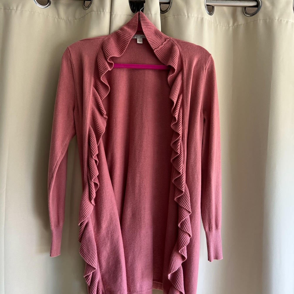 ❌SOLD ❌❌Coral waterfall cardigan sweater